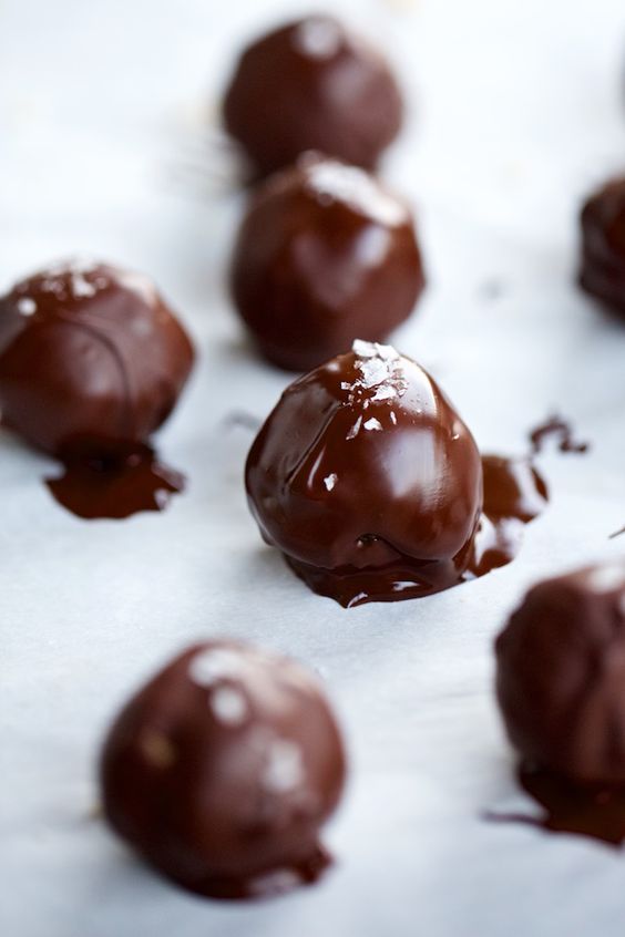 Botones de Arándanos con Chocolate