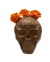Calavera con flores