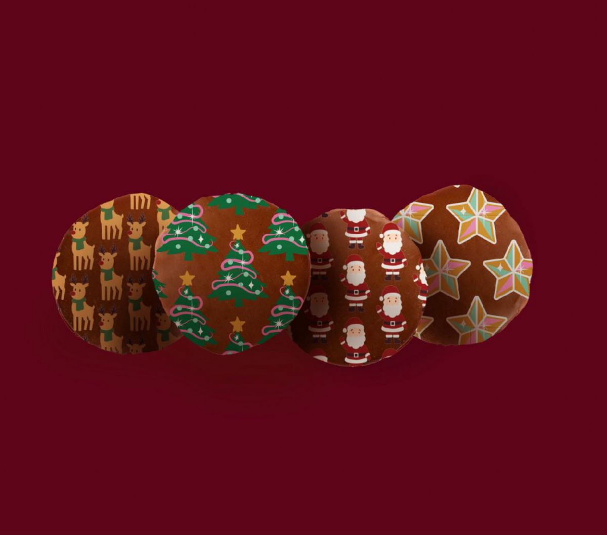 Obleas con cajeta y chocolate 12 Pz